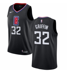 Men's Nike Los Angeles Clippers #32 Blake Griffin Swingman Black Alternate NBA Jersey Statement Edition
