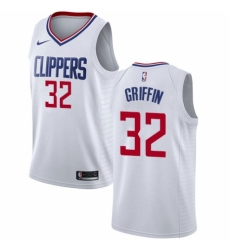 Women's Nike Los Angeles Clippers #32 Blake Griffin Swingman White NBA Jersey - Association Edition