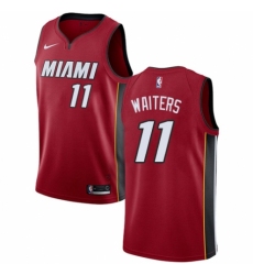 Women's Nike Miami Heat #11 Dion Waiters Swingman Red NBA Jersey Statement Edition