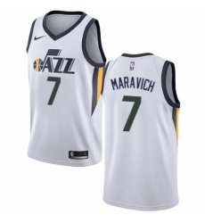 Women's Nike Utah Jazz #7 Pete Maravich Swingman NBA Jersey - Association Edition
