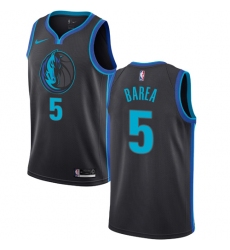 Youth Nike Dallas Mavericks #5 Jose Juan Barea Swingman Charcoal NBA Jersey - City Edition