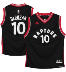Men's Adidas Toronto Raptors #10 DeMar DeRozan Authentic Black NBA Jersey