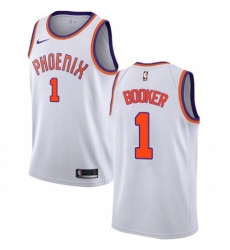 Women's Nike Phoenix Suns #1 Devin Booker Swingman NBA Jersey - Association Edition