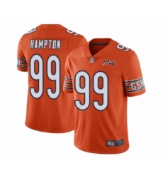 Youth Chicago Bears #99 Dan Hampton Orange Alternate 100th Season Limited Football Jersey