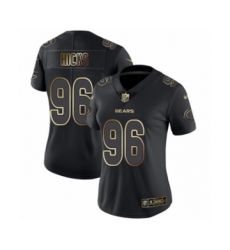 Women's Chicago Bears #96 Akiem Hicks Black Gold Vapor Untouchable Limited Football Jersey