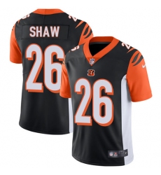 Men's Nike Cincinnati Bengals #26 Josh Shaw Vapor Untouchable Limited Black Team Color NFL Jersey