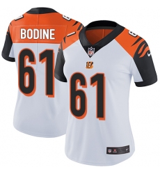 Women's Nike Cincinnati Bengals #61 Russell Bodine Vapor Untouchable Limited White NFL Jersey