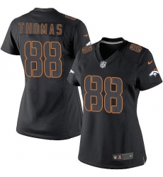 Women's Nike Denver Broncos #88 Demaryius Thomas Limited Black Impact NFL Jersey