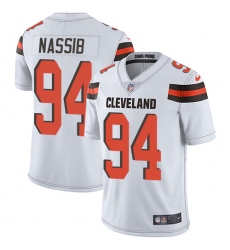 Youth Nike Cleveland Browns #94 Carl Nassib White Vapor Untouchable Limited Player NFL Jersey