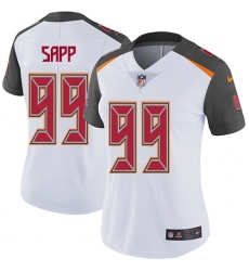 Women's Nike Tampa Bay Buccaneers #99 Warren Sapp Elite White NFL Jersey