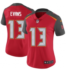 Women's Nike Tampa Bay Buccaneers #13 Mike Evans Red Team Color Vapor Untouchable Limited Player NFL Jersey Women's Nike Tampa Bay Buccaneers #13 Mike Evans Red Team Color Vapor Untouchable Limited Player NFL Jersey
