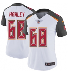 Women's Nike Tampa Bay Buccaneers #68 Joe Hawley Elite White NFL Jersey