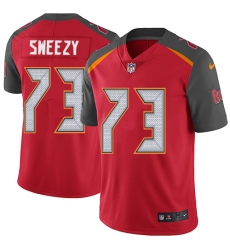 Youth Nike Tampa Bay Buccaneers #73 J. R. Sweezy Elite Red Team Color NFL Jersey