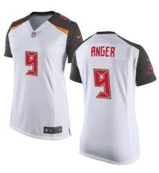 Women's Nike Tampa Bay Buccaneers #9 Bryan Anger Game White NFL Jersey
