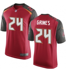 Men's Nike Tampa Bay Buccaneers #24 Brent Grimes Game Red Team Color NFL Jersey