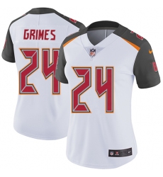 Women's Nike Tampa Bay Buccaneers #24 Brent Grimes Elite White NFL Jersey