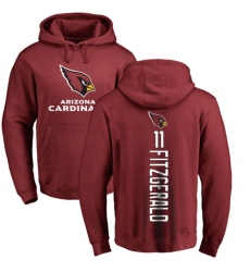 NFL Nike Arizona Cardinals #11 Larry Fitzgerald Maroon Backer Pullover Hoodie