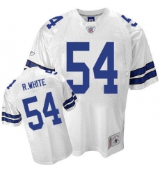 Reebok Dallas Cowboys #54 Randy White Authentic White Legend Throwback NFL Jersey