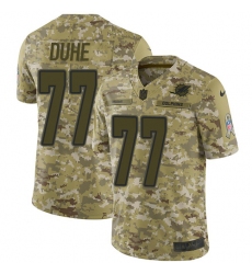 Youth Nike Miami Dolphins #77 Adam Joseph Duhe Limited Camo 2018 Salute to Service NFL Jersey