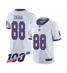 Men's New York Giants #88 Evan Engram Limited White Rush Vapor Untouchable 100th Season Football Jersey