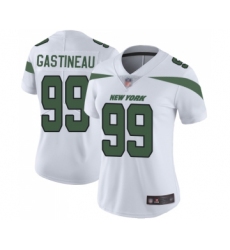 Women's New York Jets #99 Mark Gastineau White Vapor Untouchable Limited Player Football Jersey