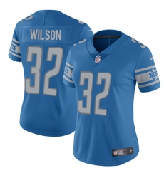 Women's Nike Detroit Lions #32 Tavon Wilson Elite Light Blue Team Color NFL Jersey