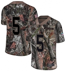 Men's Nike Baltimore Ravens #5 Joe Flacco Limited Camo Salute to Service NFL Jersey