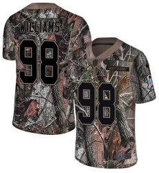 Youth Nike Baltimore Ravens #98 Brandon Williams Limited Camo Salute to Service NFL Jersey