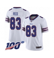 Men's Buffalo Bills #83 Andre Reed White Vapor Untouchable Limited Player 100th Season Football Jersey