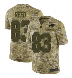 Youth Nike Buffalo Bills #83 Andre Reed Limited Camo 2018 Salute to Service NFL Jersey