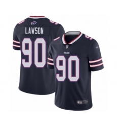 Men's Buffalo Bills #90 Shaq Lawson Limited Navy Blue Inverted Legend Football Jersey