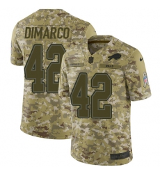 Men's Nike Buffalo Bills #42 Patrick DiMarco Limited Camo 2018 Salute to Service NFL Jersey