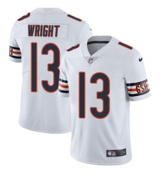 Men's Nike Chicago Bears #13 Kendall Wright White Vapor Untouchable Limited Player NFL Jersey