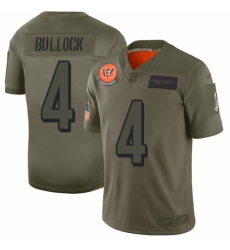 Women's Cincinnati Bengals #4 Randy Bullock Limited Camo 2019 Salute to Service Football Jersey