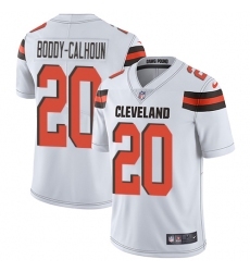 Youth Nike Cleveland Browns #20 Briean Boddy-Calhoun White Vapor Untouchable Limited Player NFL Jersey