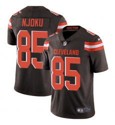 Men's Nike Cleveland Browns #85 David Njoku Brown Team Color Vapor Untouchable Limited Player NFL Jersey