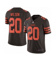 Youth Cleveland Browns #20 Howard Wilson Limited Brown Rush Vapor Untouchable Football Jersey