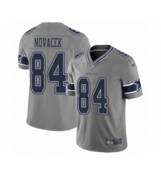 Men's Dallas Cowboys #84 Jay Novacek Limited Gray Inverted Legend Football Jersey