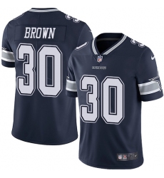 Men's Nike Dallas Cowboys #30 Anthony Brown Navy Blue Team Color Vapor Untouchable Limited Player NFL Jersey