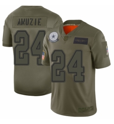 Youth Dallas Cowboys #24 Chidobe Awuzie Limited Camo 2019 Salute to Service Football Jersey