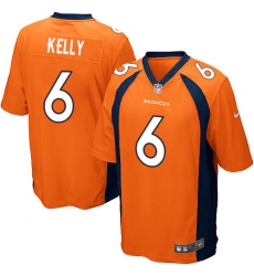 Men's Nike Denver Broncos #6 Chad Kelly Game Orange Team Color NFL Jersey