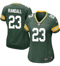Women's Nike Green Bay Packers #23 Damarious Randall Game Green Team Color NFL Jersey