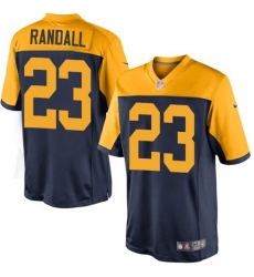 Youth Nike Green Bay Packers #23 Damarious Randall Elite Navy Blue Alternate NFL Jersey