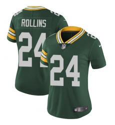 Women's Nike Green Bay Packers #24 Quinten Rollins Green Team Color Vapor Untouchable Limited Player NFL Jersey