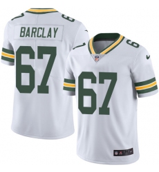 Youth Nike Green Bay Packers #67 Don Barclay White Vapor Untouchable Limited Player NFL Jersey