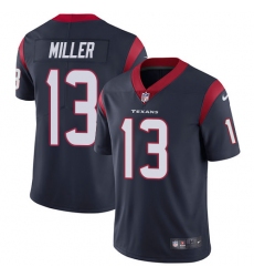 Men's Nike Houston Texans #13 Braxton Miller Limited Navy Blue Team Color Vapor Untouchable NFL Jersey
