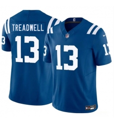 Men's Indianapolis Colts #13 Laquon Treadwell Blue 2025 F.U.S.E. Vapor Limited Football Stitched Jersey