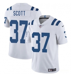 Men's Indianapolis Colts #37 Daniel Scott White 2025 Vapor Limited Football Stitched Jersey