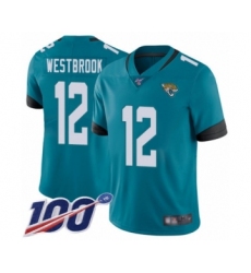 Men's Jacksonville Jaguars #12 Dede Westbrook Teal Green Alternate Vapor Untouchable Limited Player 100th Season Football Jersey